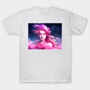 A Portrait in Cherry Blossom Dreams T-Shirt